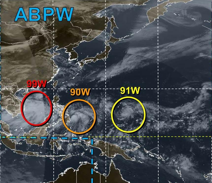 台风桃芝来袭，南海部分海区将面临持续性大风